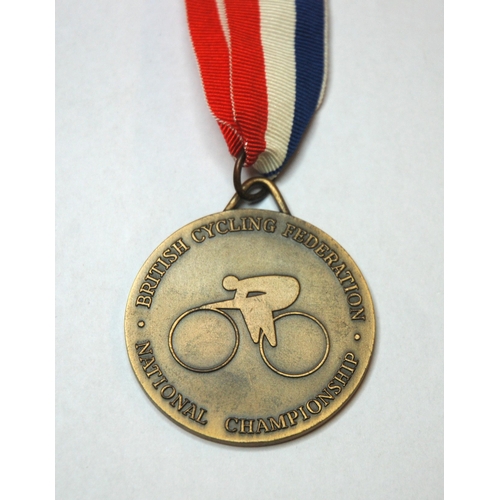 332 - A yellow-metal British National Championship gold medal