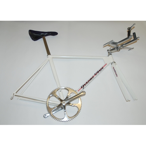 341 - A unique hand-built Graeme Obree bike frame