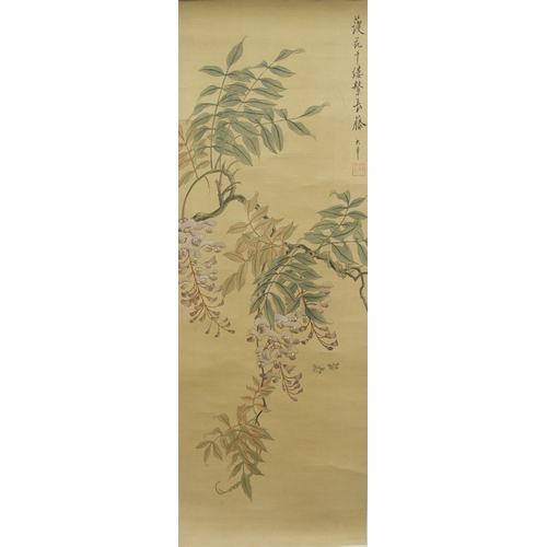 39 - Three Chinese scroll paintings