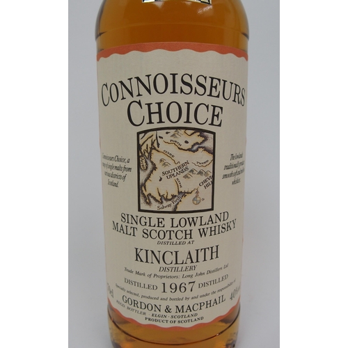 455 - KINCLAITH 1967 CONNOISSEURS CHOICE Lowland Single Malt Scotch Whisky