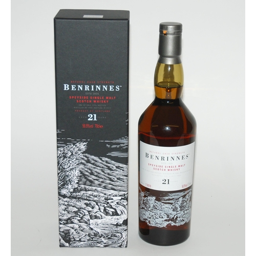 464 - A bottle of Benrinnes 21 year old malt whisky