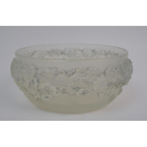 484 - Rene Lalique (1860-1945) An opalescent glass Primeveres pattern bowl