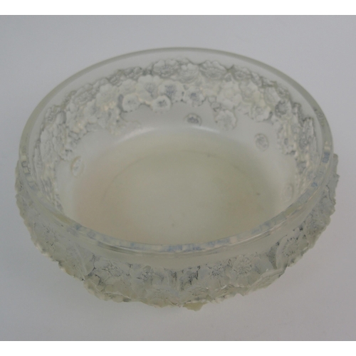 484 - Rene Lalique (1860-1945) An opalescent glass Primeveres pattern bowl