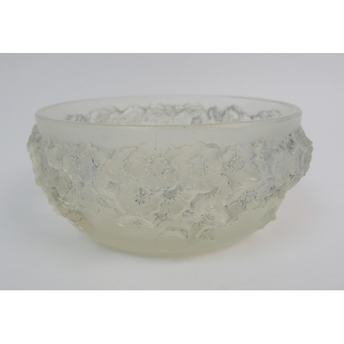 484 - Rene Lalique (1860-1945) An opalescent glass Primeveres pattern bowl