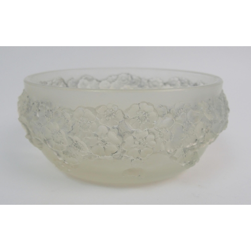 484 - Rene Lalique (1860-1945) An opalescent glass Primeveres pattern bowl