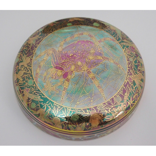 491 - A late 20th century Limited Edition Wedgwood Fairyland Lustre Malfrey pot