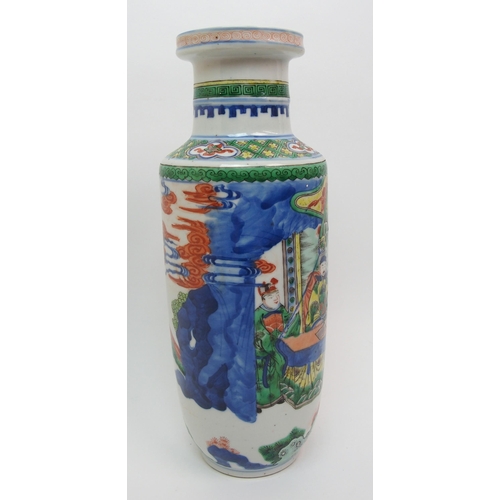 69 - A Chinese cylindrical vase