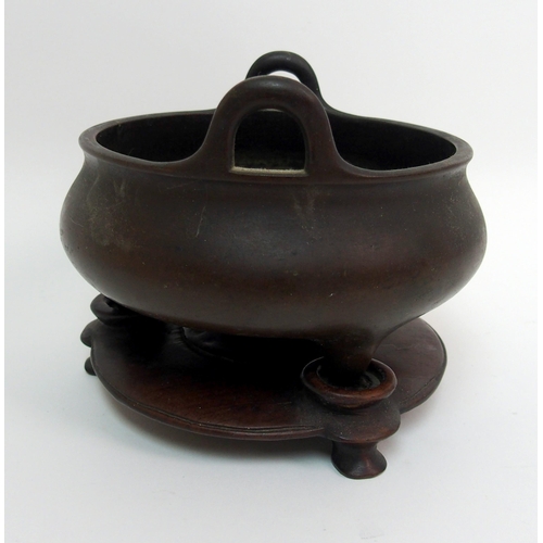 78 - A Chinese bronze censer