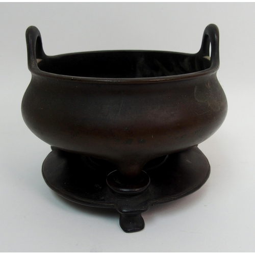 78 - A Chinese bronze censer