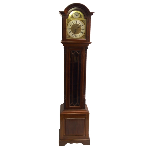 812 - A mahogany longcase clock