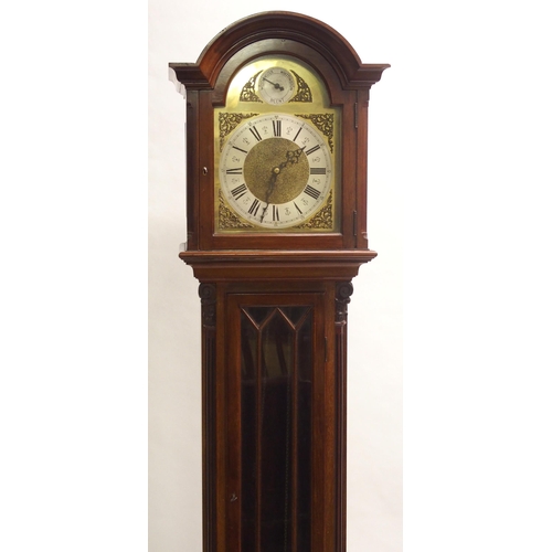 812 - A mahogany longcase clock