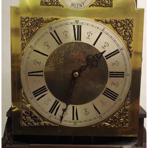 812 - A mahogany longcase clock