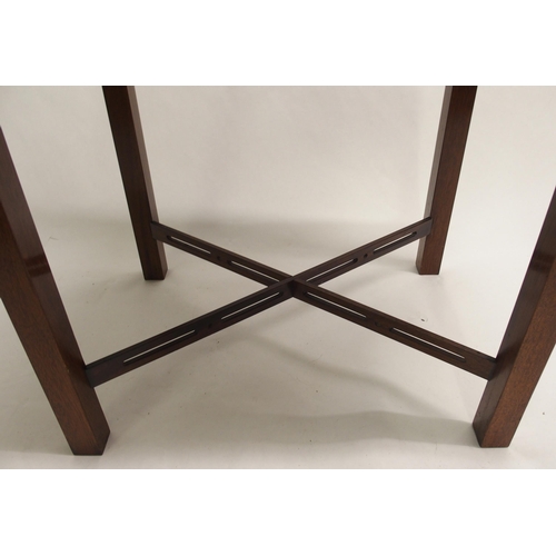 827 - A mahogany silver tea table