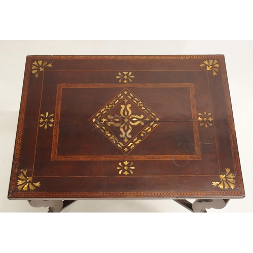 827 - A mahogany silver tea table