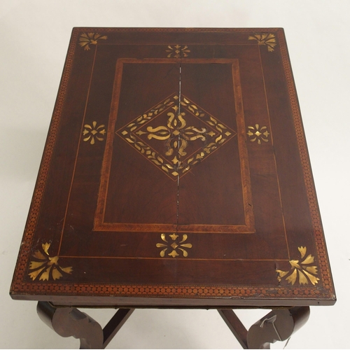 827 - A mahogany silver tea table