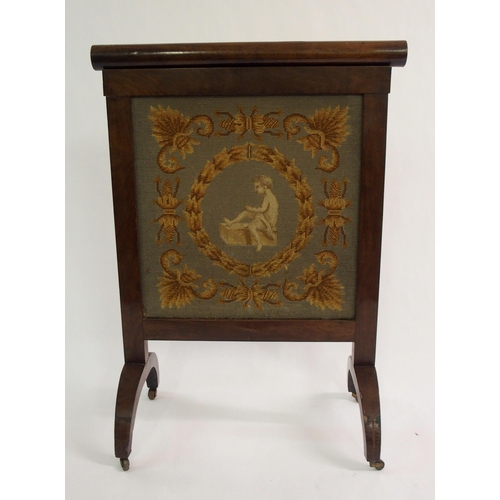 828 - A French rosewood and inlaid  gilt metal mounted writing desk