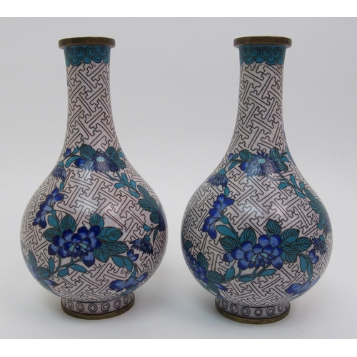 85 - A Chinese turquoise glazed bottle vase