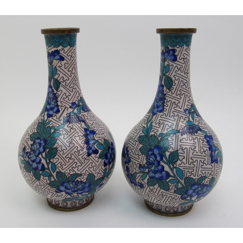 85 - A Chinese turquoise glazed bottle vase