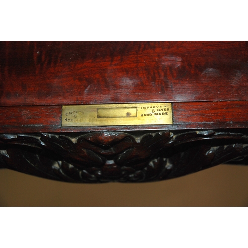 862 - A Victorian mahogany writing desk