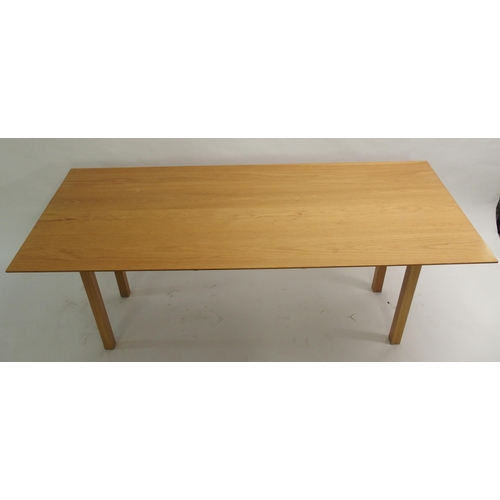 906 - A late 20th Century ash dining table by Mackintosh Cabinet Makers  Glasgow