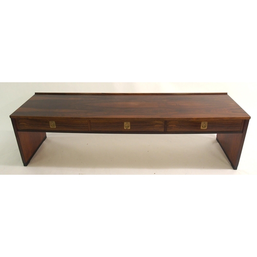 912 - *WITHDRAWN* A rosewood low table by Bruksbo of Norway