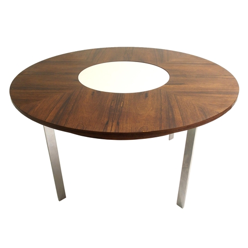 913 - A Merrow Associates circular rosewood table