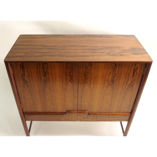 914 - A 1960's rosewood sideboard/drinks cabinet