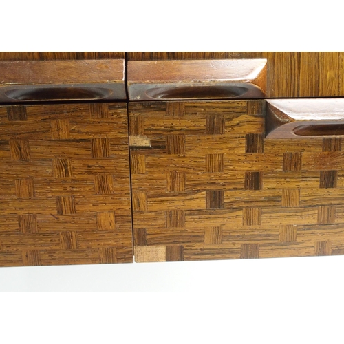 914 - A 1960's rosewood sideboard/drinks cabinet