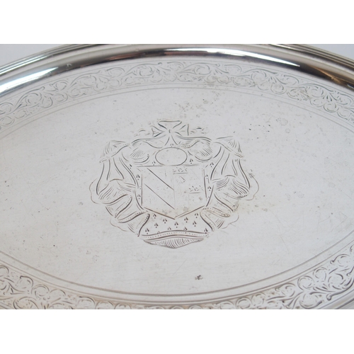 135 - A George III silver stand or tray