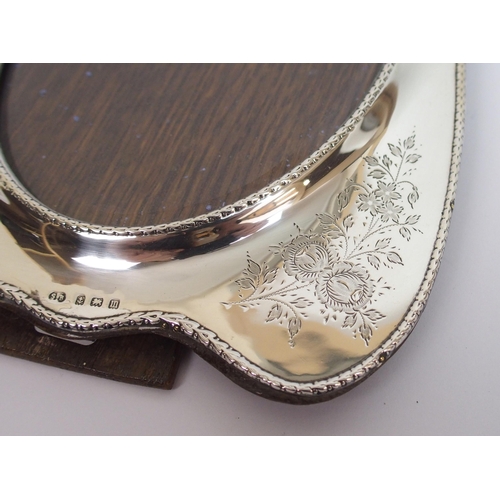 156 - An Edwardian silver mounted photo frame