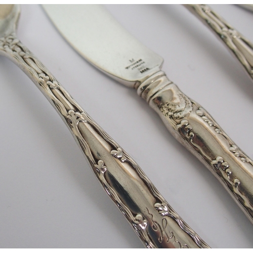 187 - Ten pieces of Tiffany & Co Sterling flatware