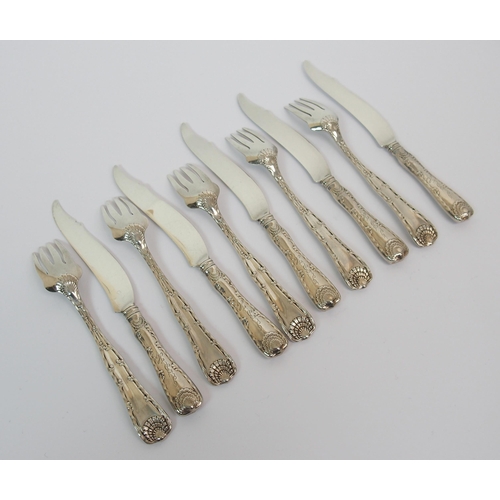 187 - Ten pieces of Tiffany & Co Sterling flatware