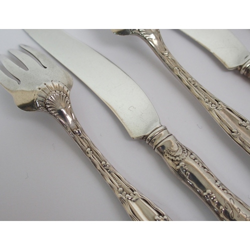 187 - Ten pieces of Tiffany & Co Sterling flatware