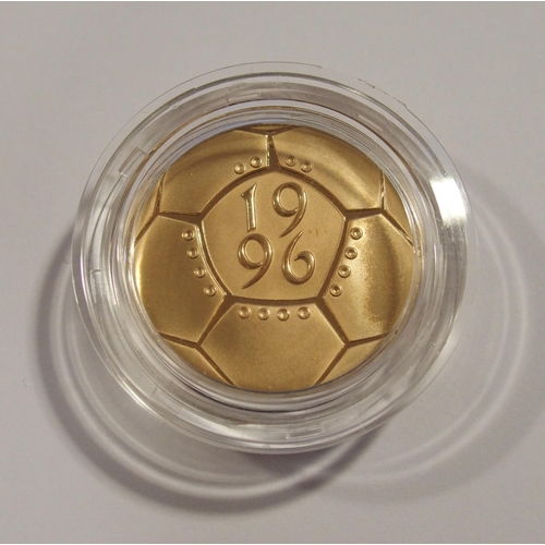 210 - 1996 United Kingdom Gold Proof Two Pound Coin 'A Celebration of Football'