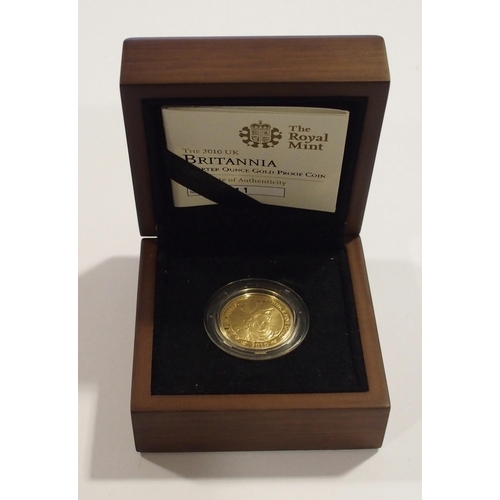 214 - 2010 United Kingdom Gold Proof Britannia