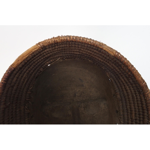 31 - A Tikar  Cameroon bronze face mask