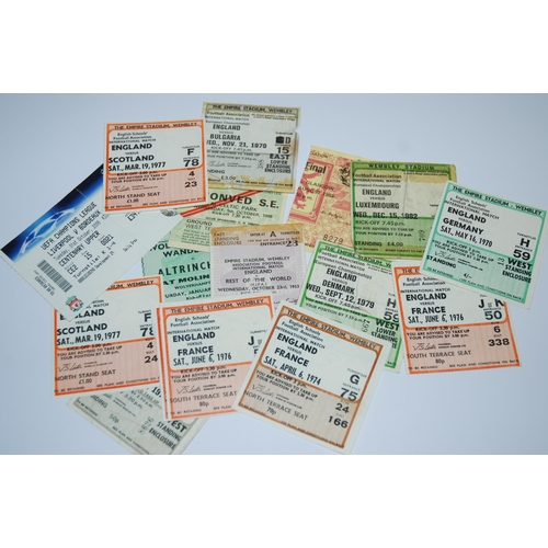 369 - A collection of International and domestic ticket stubs