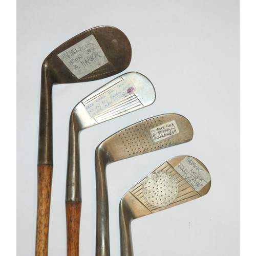 376 - A danga wood aluminium-headed putter by Gibson of Kinghorn