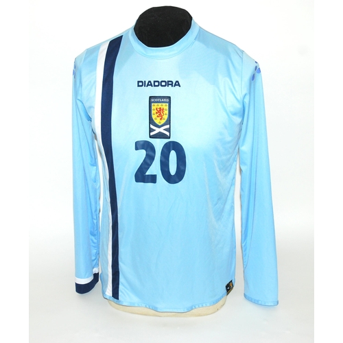 390 - A sky blue Scotland v. Norway International shirt