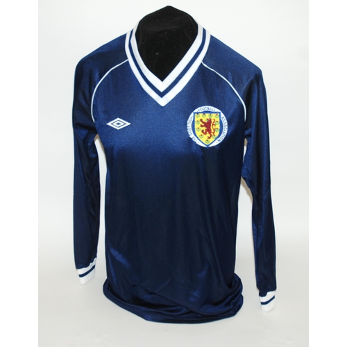 392 - A blue Scotland International shirt