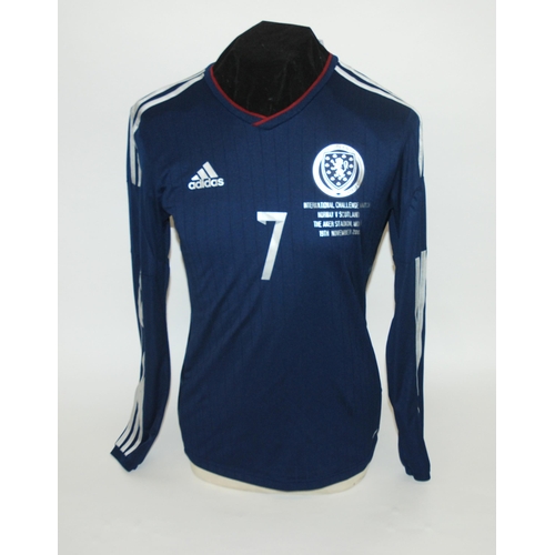 394 - A blue Scotland v. Norway International short-sleeved shirt