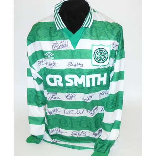 400 - A green and white Celtic shirt