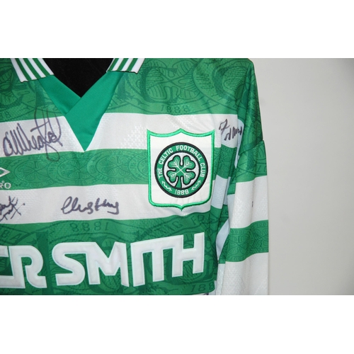 400 - A green and white Celtic shirt