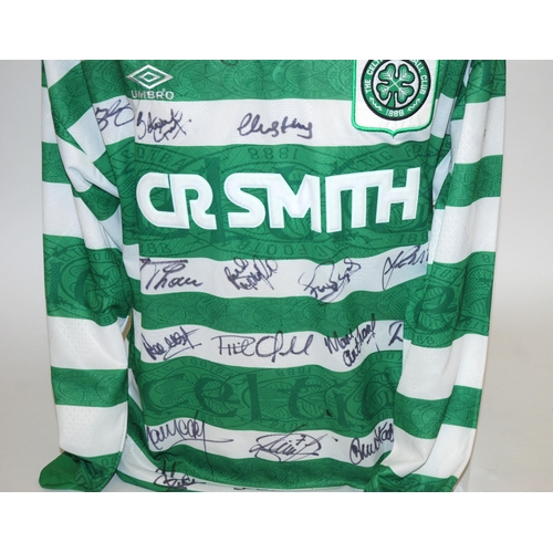 400 - A green and white Celtic shirt