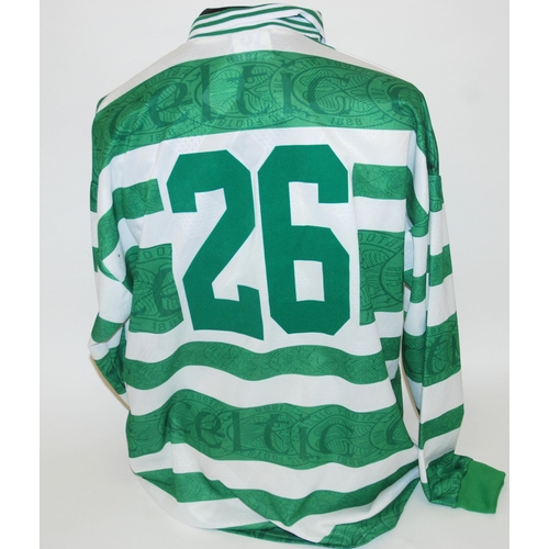 400 - A green and white Celtic shirt