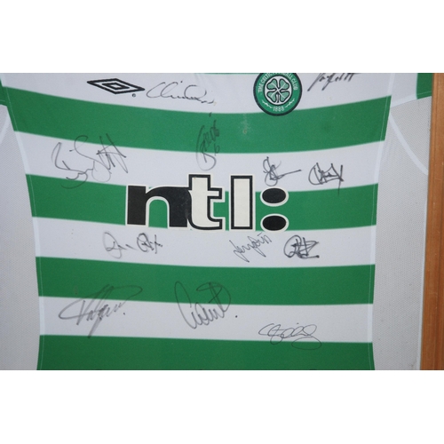 406 - A green and white Celtic replica shirt