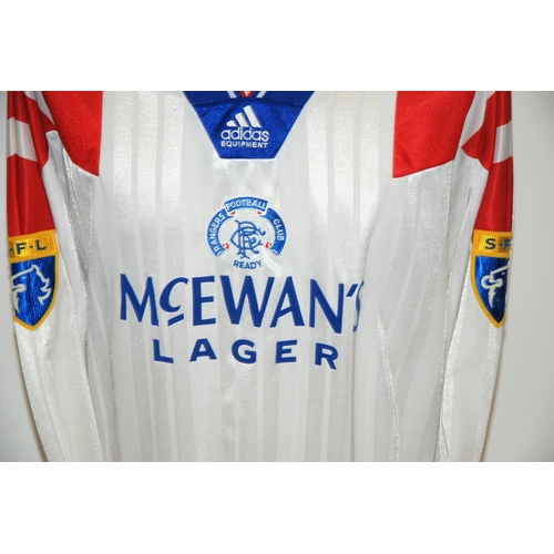 407 - A white Rangers shirt