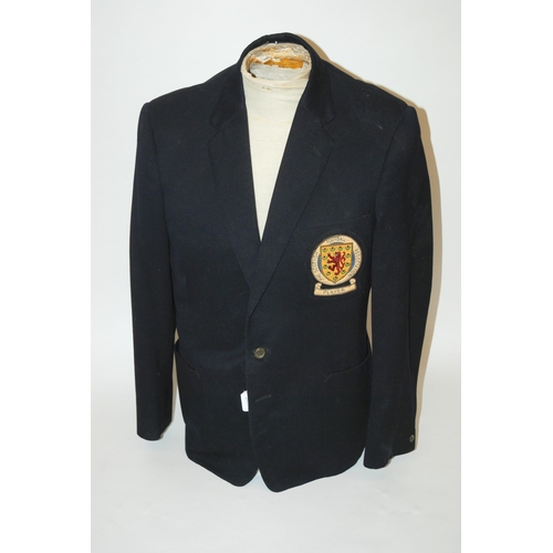 416 - A blue Scottish Football blazer