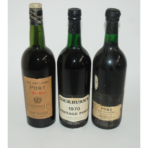 466 - Five bottles of port