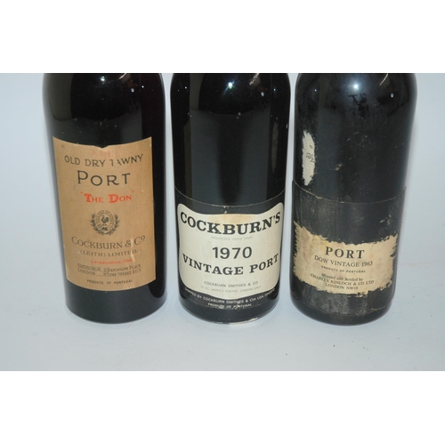 466 - Five bottles of port